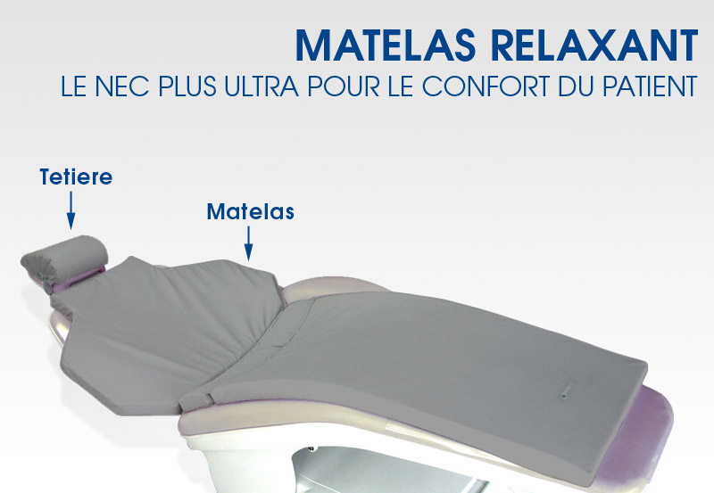 matelas relaxant gris